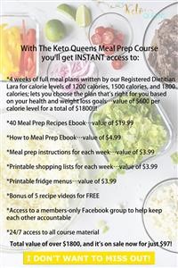 Free Keto Meal Plan Canada